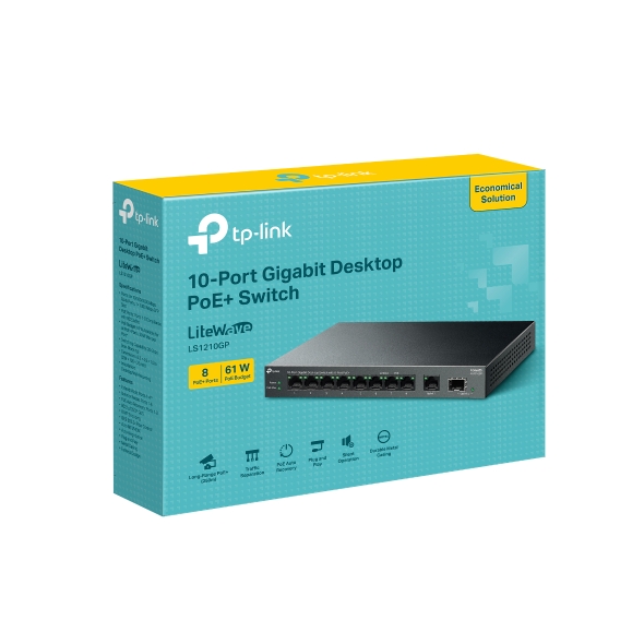 10-Port Gigabit Desktop Switch TP-LINK LS1210GP